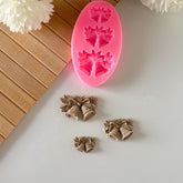 3-Piece Christmas Bell Silicone Mold